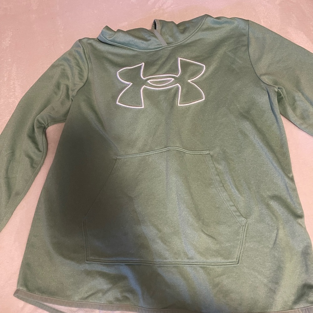 Light green under armor hoodie